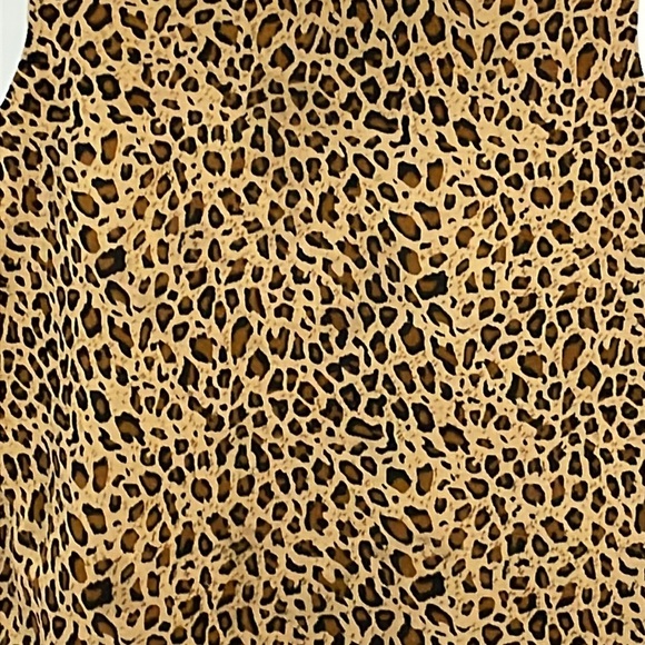 Y2K Leopard Tank Top, sleeveless, Vintage, Medium - Picture 2 of 4
